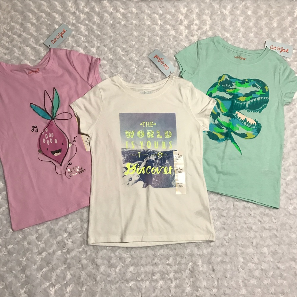 Cat & Jack Graphic T-Shirt Bundle